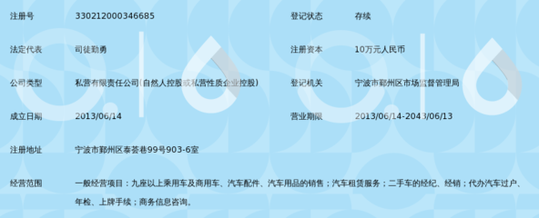 宁波市鄞州吉驰汽车销售